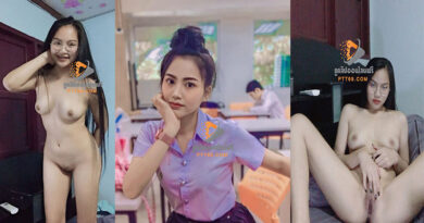 คลิปหลุดนักศึกษาโชว์ตัวก่อนเบ็ดหีช่วยตัวเอง ขาวเนียนน่ารักเสียงไทย